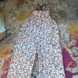 Chic Floral Sleeveless Jumpsuit